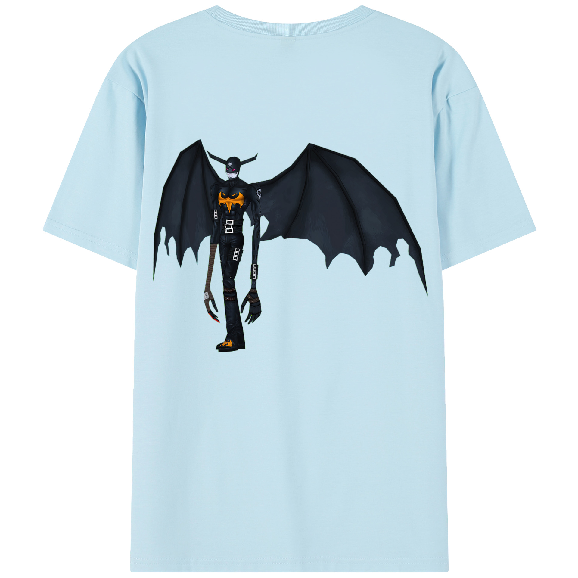 （画像用） Digimon デジタルモンスター/デジモン 綿100％半袖Tシャツ（背面プリント）